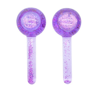 Glowz Ice Globes - Purple with glitter