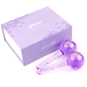 Glowz Ice Globes - Purple with glitter