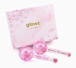 Glowz Ice Globes - Purple with glitter