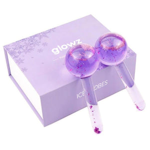 Glowz Ice Globes - Purple with glitter