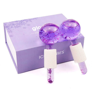 Glowz Ice Globes - Purple with glitter